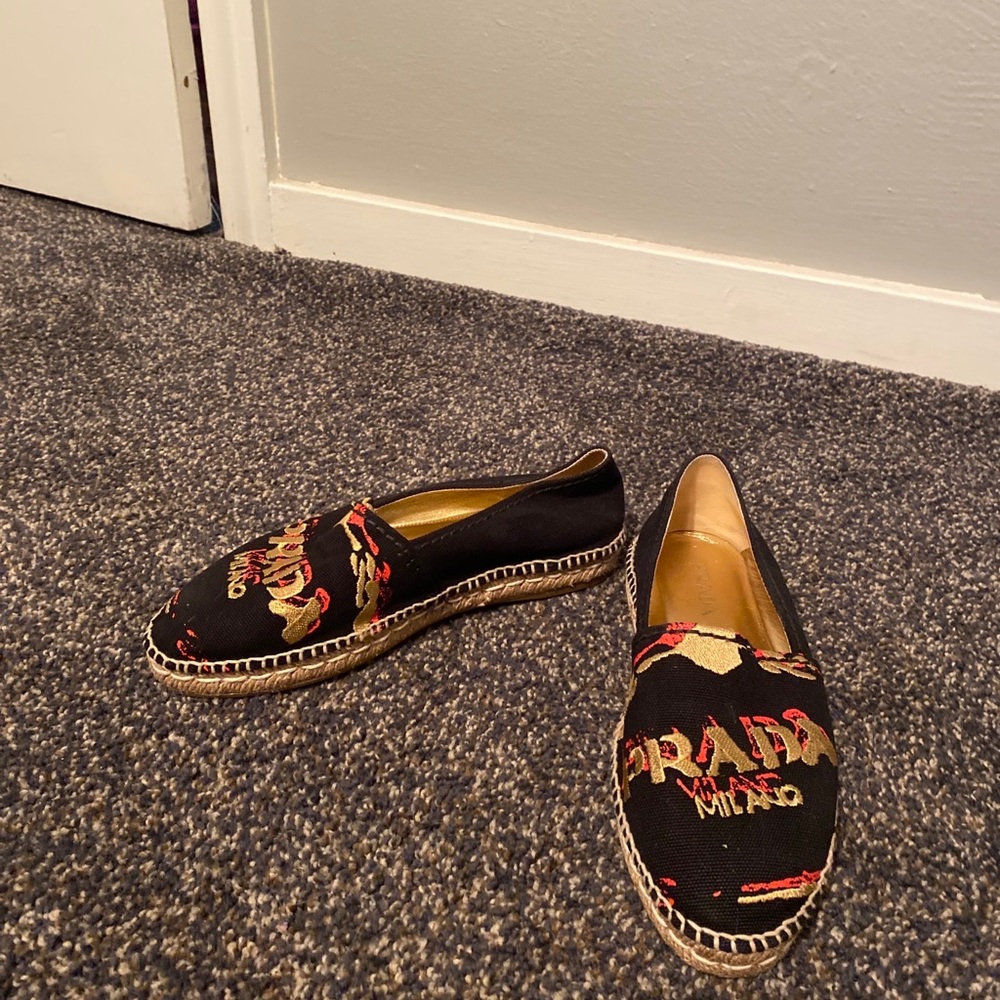 Prada loafers. Size 37. Worn only a few times. Excellent condition.